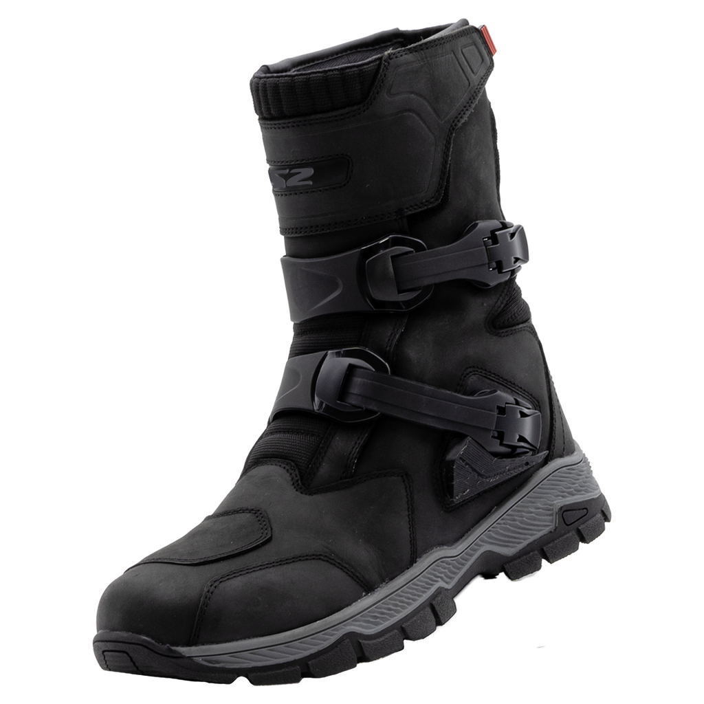LS2 ADVENTURE MAN BOOTS WP BLACK 