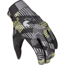 LS2 ALFA FLYKNIT MAN GLOVES BLACK GREY YELLOW