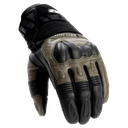 LS2 OCTANE WP LEATHER MAN GLOVES BLACK BROWN
