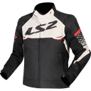 LS2 APEX MAN JACKET BLACK WHITE RED