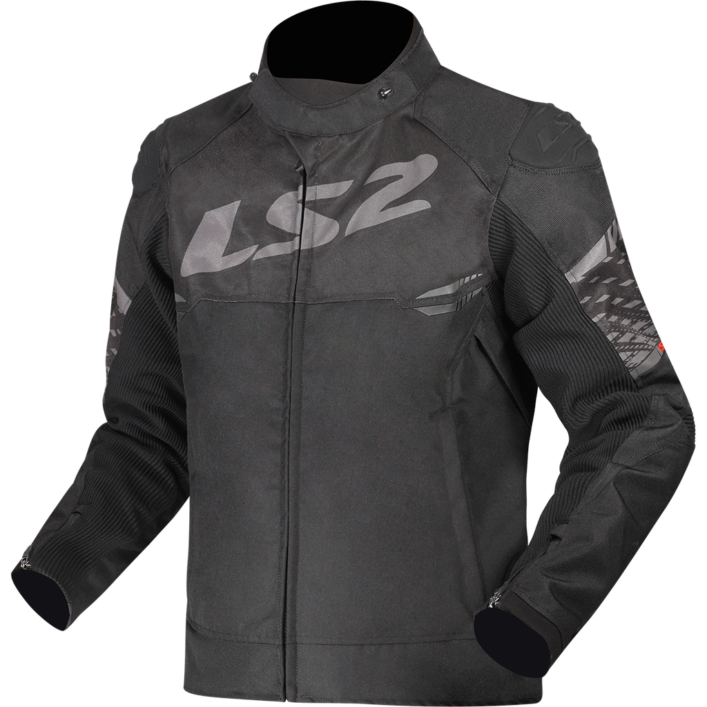 LS2 APEX MAN JACKET BLACK DARK GREY