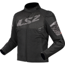 LS2 APEX LADY JACKET BLACK DARK GREY
