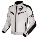LS2 GARDA AIR LADY JACKET BLACK GREY H-V ORANGE