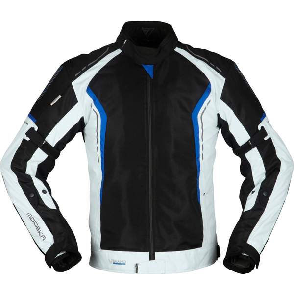 Modeka Khao Air Jacket Black/Light Gray/Blue
