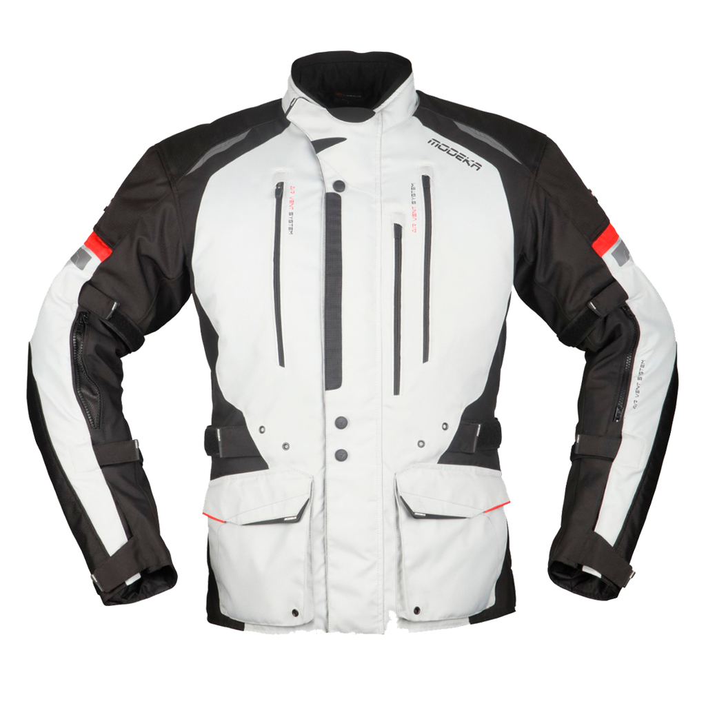 Modeka Striker II Jacket Light Gray/Black