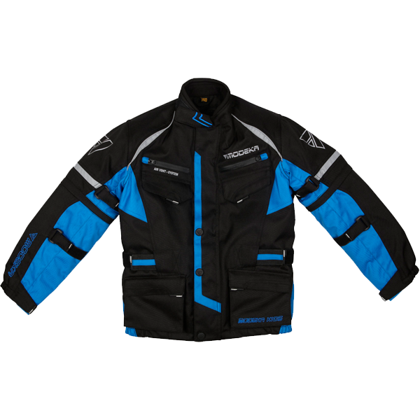 Modeka Tourex II Kids Jacket Black/Blue