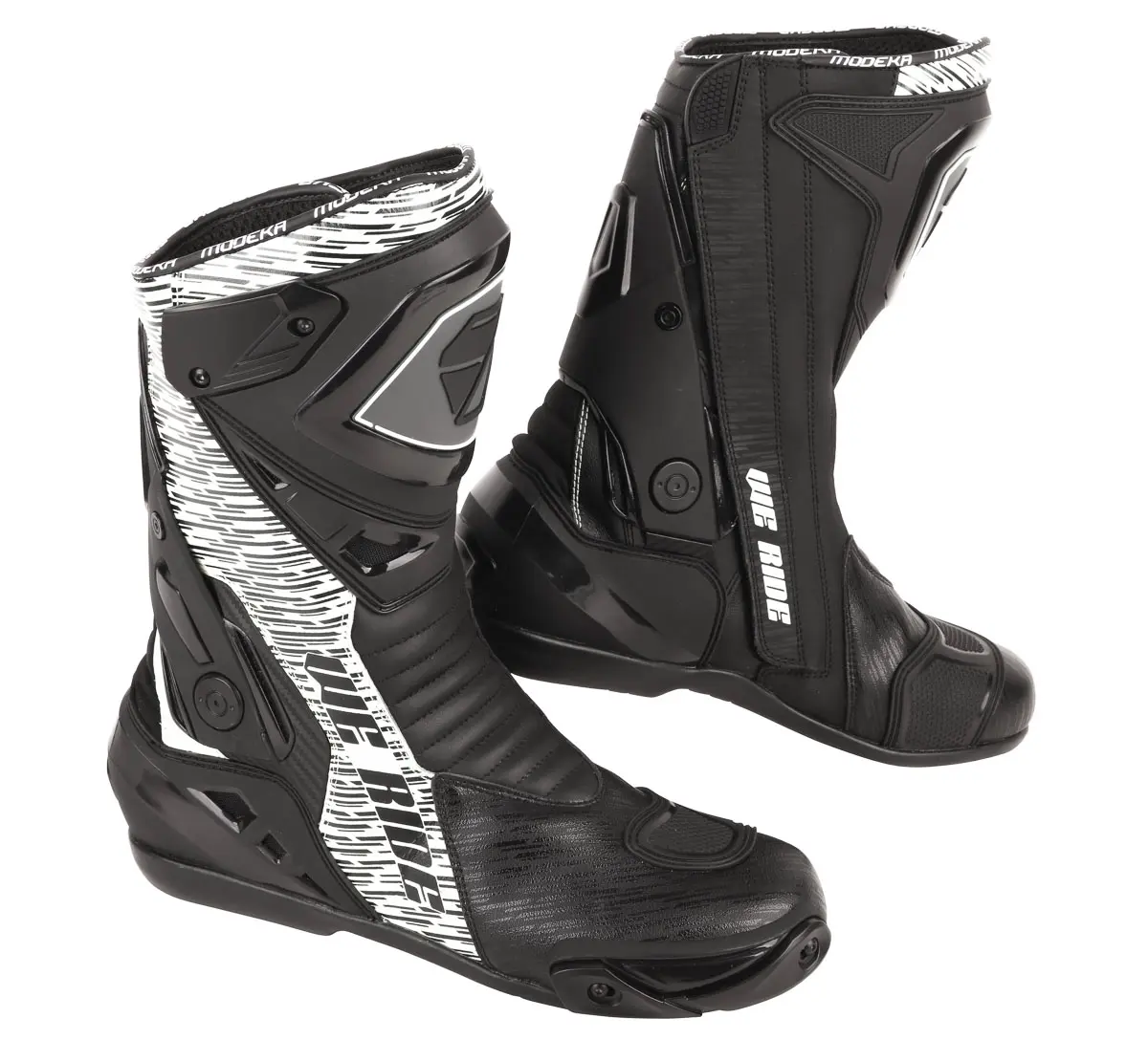Modeka Boots Yron Black-And-White