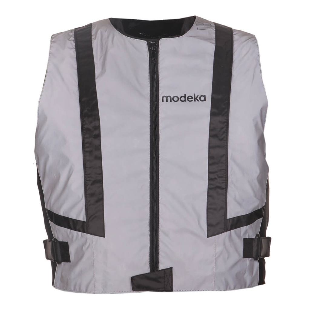 Modeka Doc Silver reflective vest Silver
