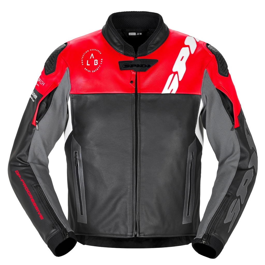 Spidi DP PROGRESSIVE LEATHER Red