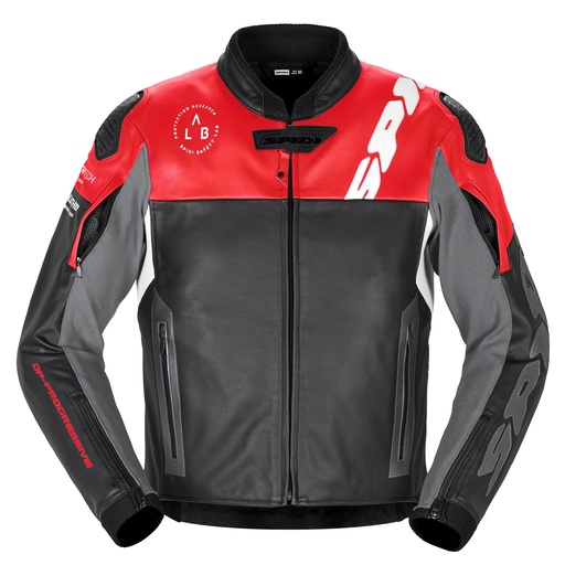 Spidi DP PROGRESSIVE LEATHER Red