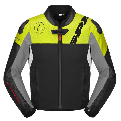 Spidi DP PROGRESSIVE HYBRID PERFORATED Black/Fluorescente yellow