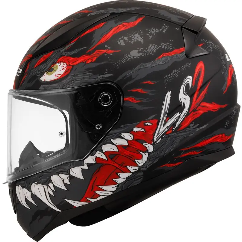 LS2 FF353 RAPID II KAIJU M.BLACK RED WHITE-06