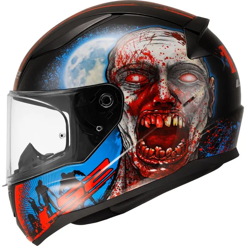 LS2 FF353 RAPID II ZOMBIE BLACK RED-06