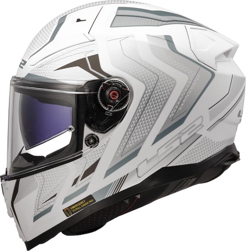 LS2 FF811 VECTOR II ALIZER M.WHITE SILVER-06