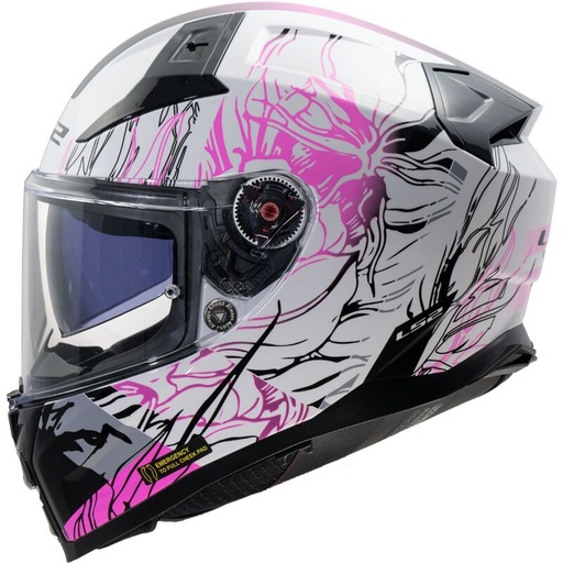 LS2 FF811 VECTOR II DARFLO GL.WHITE PINK-06