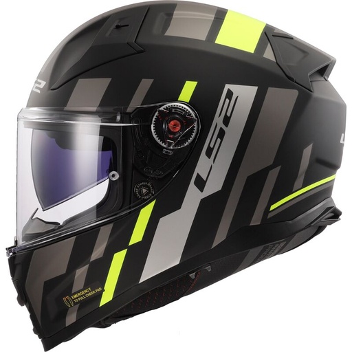 LS2 FF811 VECTOR II TRON M.BLACK H-V YELLOW-06