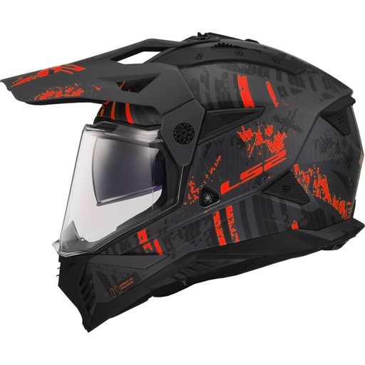 LS2 MX702 PIONEER II CRAZY MATT BLACK RED-06