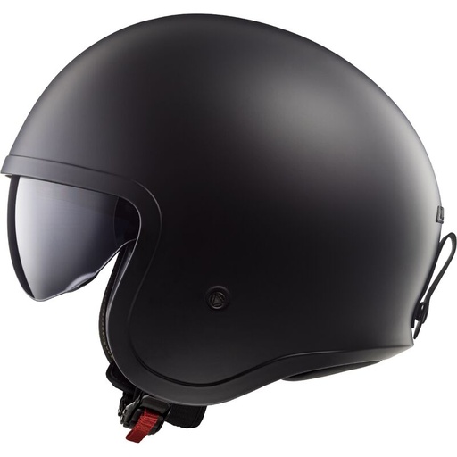 LS2 OF599 SPITFIRE II SOLID MATT BLACK-06