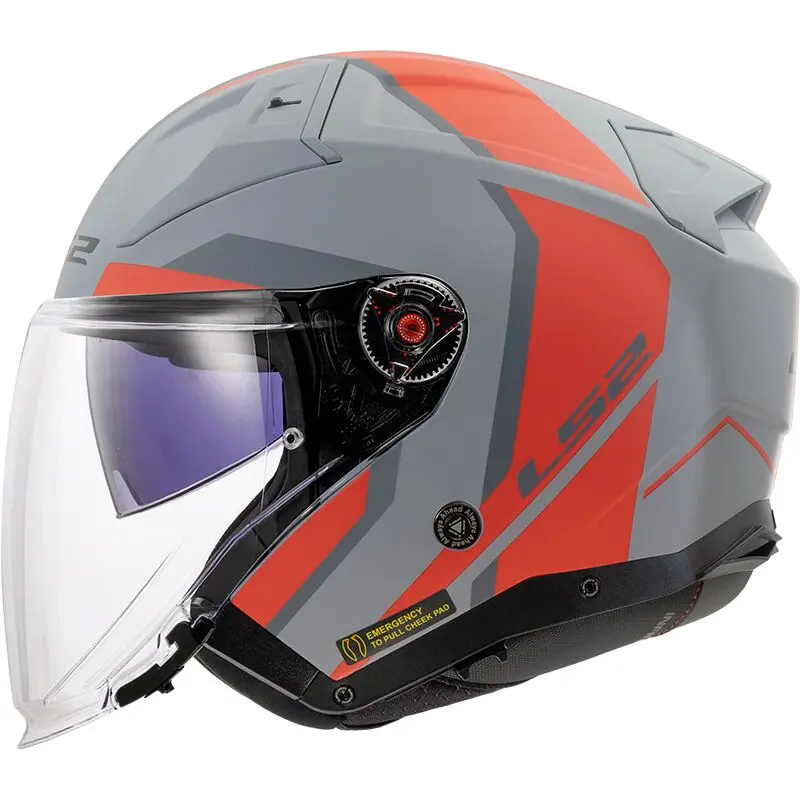 LS2 OF603 Infinity II Focus Grey Red-06