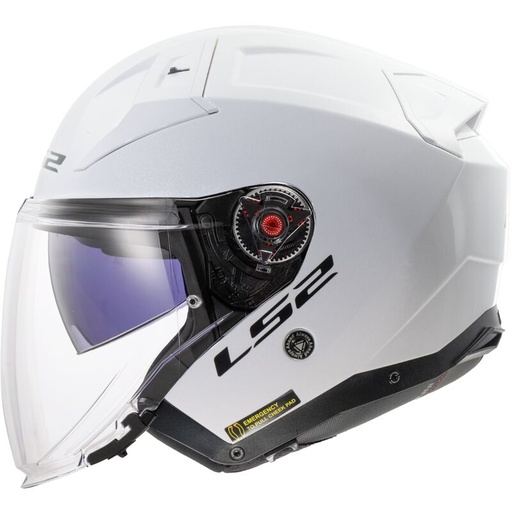 LS2 OF603 INFINITY II SOLID GLOSS WHITE-06
