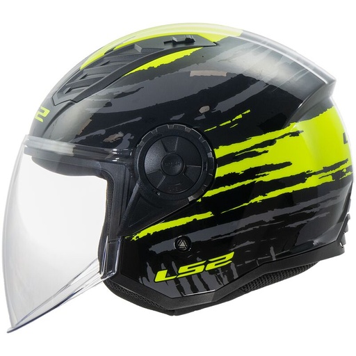 LS2 OF616 AIRFLOW II BRUSH BLACK H-V YELLOW-06
