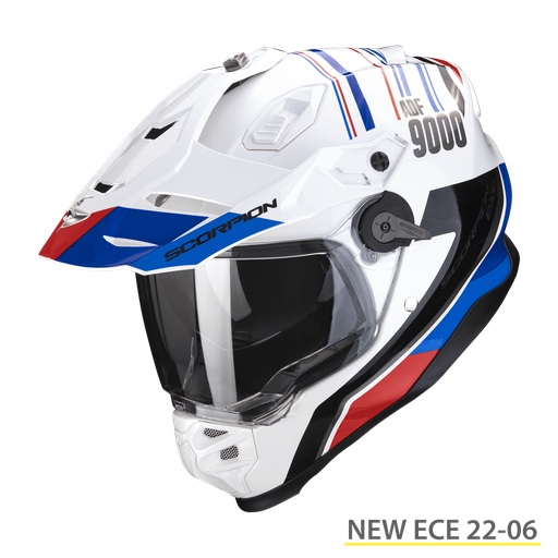 Scorpion  Adf-9000 Air Desert White-Blue-Red