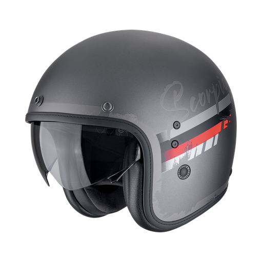 Scorpion Belfast Evo Adonis Matt Silver-Red