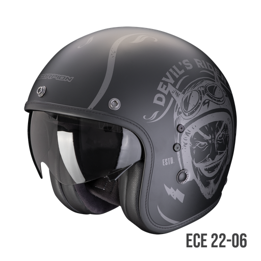 Scorpion  Belfast Evo Romeo Matt Black-Silver