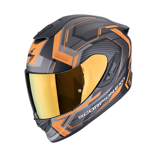 Scorpion  Exo-1400 Evo Air Linart Matt Black-Orange