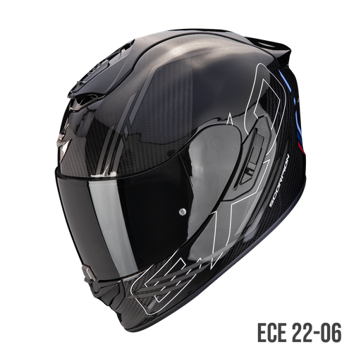 Scorpion  Exo-1400 Evo Carbon Air Reika Black-Silver-Blue