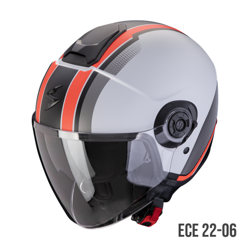 Scorpion Exo-City Ii Vel Matt Grey-Red