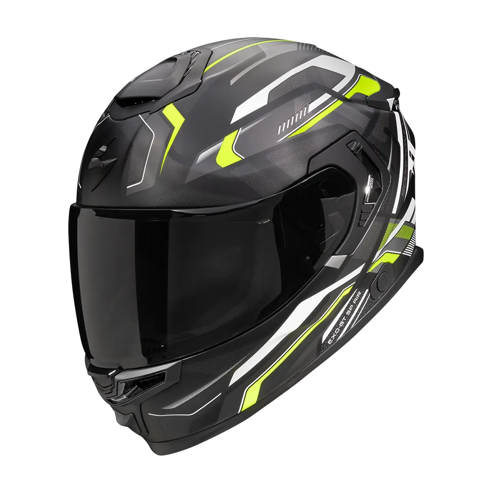 Scorpion  Exo-Gt Air Agusta Matt Black-Grey- Neon Yellow
