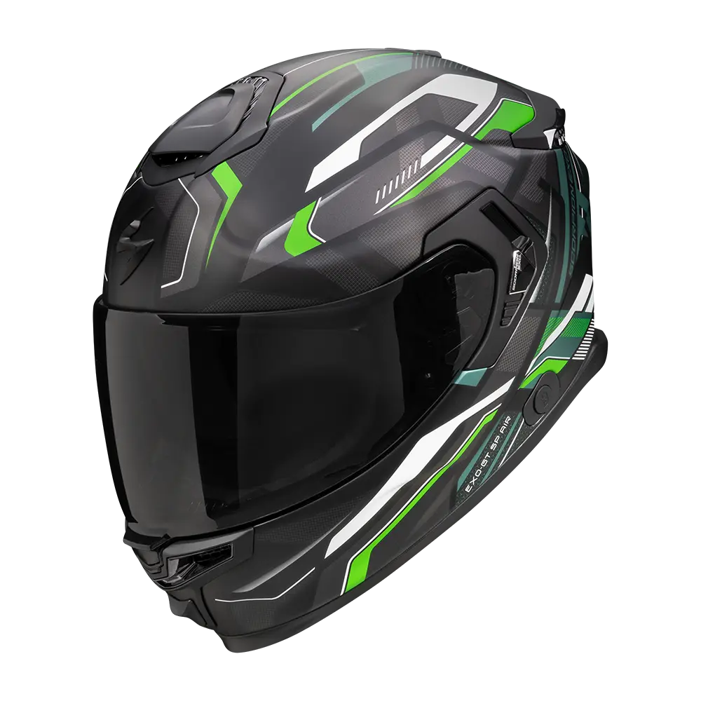 Scorpion  Exo-Gt Air Agusta Matt Black-Grey-Green