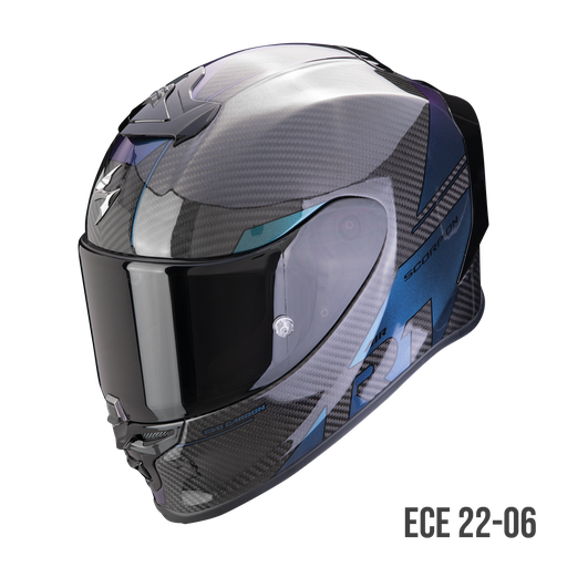 Scorpion  Exo-R1 Evo Onyx Carbon Air Rally Black-Chameleon