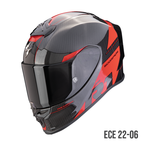Scorpion  Exo-R1 Evo Onyx Carbon Air Rally Black-Red