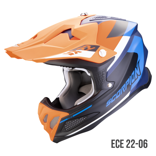 Scorpion  Vx-22 Air Beta Matt Blue-Orange