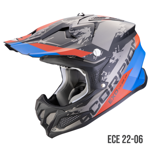 Scorpion  Vx-22 Air Cx Matt Black-Blue-Red