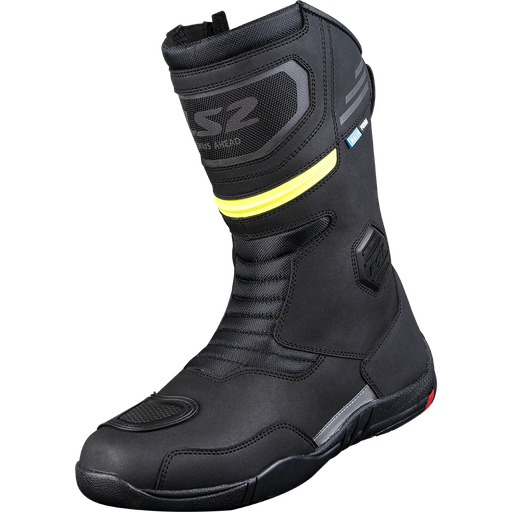 LS2 Goby Man Boots Wp Black H-V Yellow