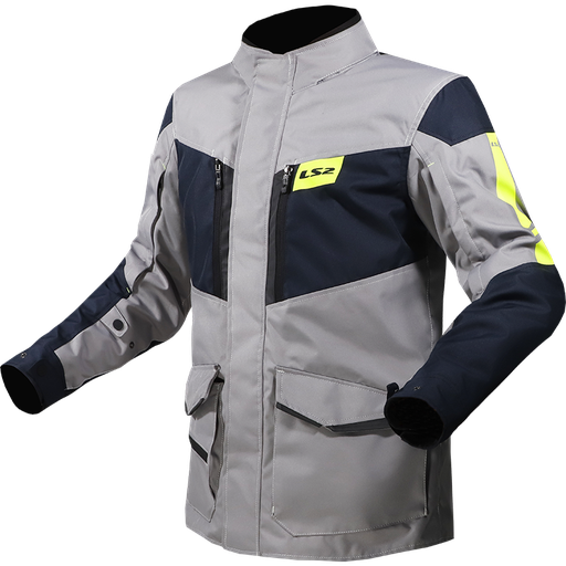 LS2 METROPOLIS EVO MAN JACKET TITANIUM YELLOW