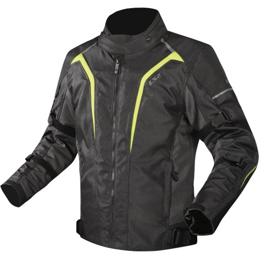 LS2 SEPANG MAN JACKET BLACK GREY H-V YELLOW