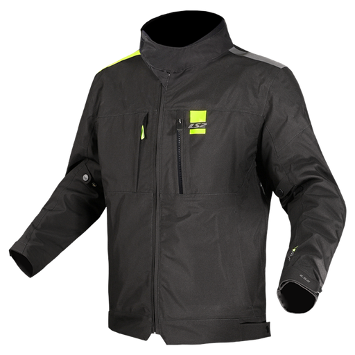 LS2 TITANIUM MAN JACKET BLACK H-V YELLOW