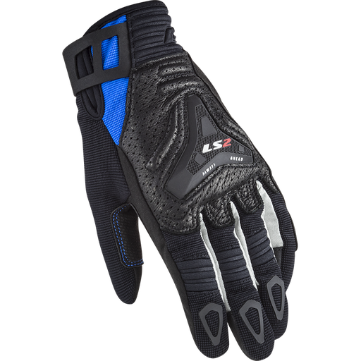 LS2 ALL TERRAIN LADY GLOVES BLACK BLUE