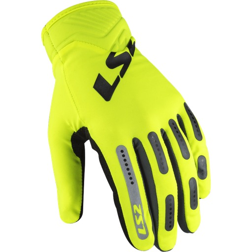 LS2 BEND MAN GLOVES H-V YELLOW GREY
