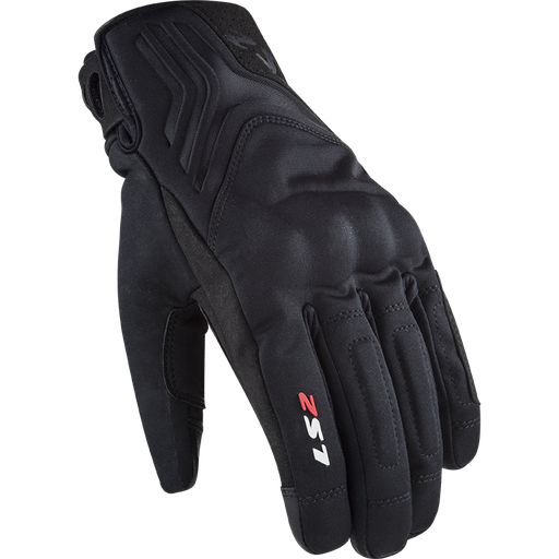 LS2 JET 2 MAN GLOVES BLACK