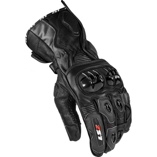 LS2 SWIFT RACING GLOVES BLACK
