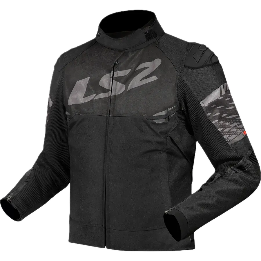 LS2 APEX LADY JACKET BLACK DARK GREY