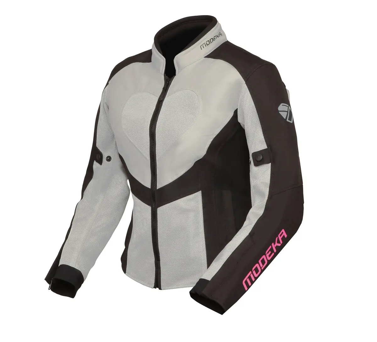 Modeka Emma Air Lady Jacket Light Gray/Black
