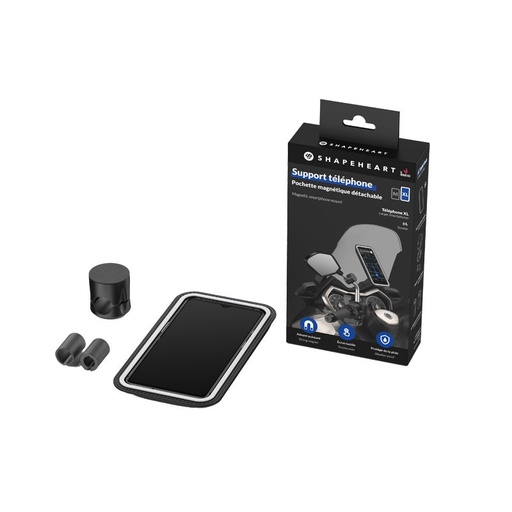 [SPHRETROXL] SHAPEHEART FUNDA SMARTPHONE UNIVERSAL MAGNÉTICA MIRROR PRO XL