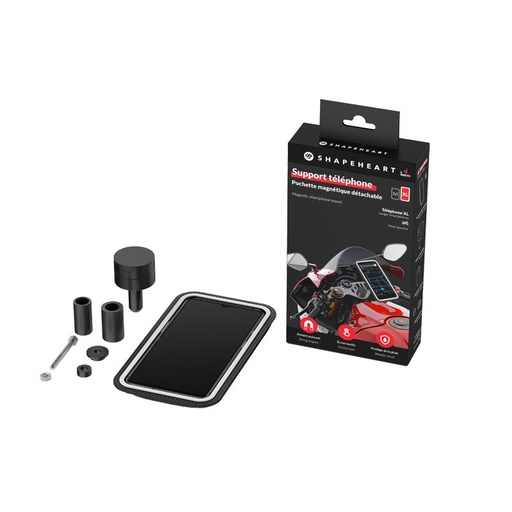 [SPHSPORTIVEXL] SHAPEHEART FUNDA SMARTPHONE UNIVERSAL MAGNÉTICA STEM MOUNT XL