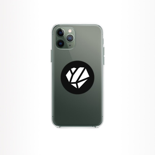 [SPHPLAQUEBLACK] SHAPEHEART PLACA ADHESIVA METÁLICA PARA SMARTPHONE